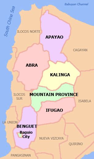 Luzon: Region XIV: CAR Region: .
